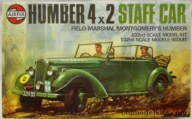 Airfix 1/32 Monty's Humber Staff Car M239485, 05501-3 plastic model kit